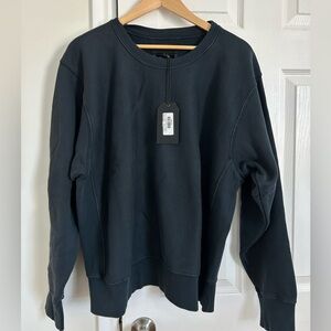 Men’s Crewneck in Faded Black